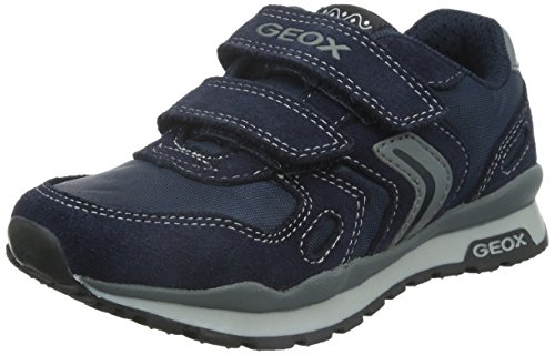Comprar Geox J Pavel A - Zapatillas de cuero para niño, color azul (dark navy), talla 34 al mejor precio