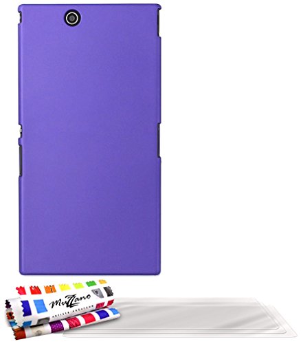 Comprar Muzzano Le Pearls - Funda para Sony Xperia Z Ultra + 3 protecciones de pantalla, color violeta al mejor precio