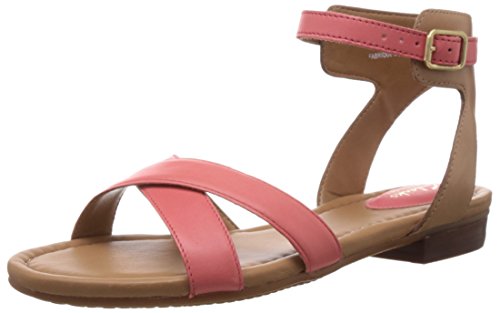 Comprar Clarks Viveca Zeal - Sandalias de vestir de cuero para mujer, color rojo, talla 41.5 al mejor precio