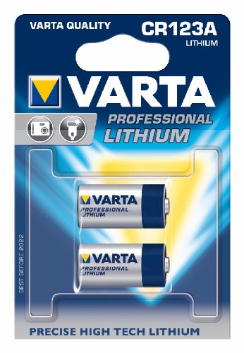 Comparar mejores precios Varta System Lithium CR123A - Pack de 2 pilas (3 V, 1550 mAh) con descuentos Comprar Varta System Lithium CR123A - Pack de 2 pilas (3 V, 1550 mAh) al mejor precio