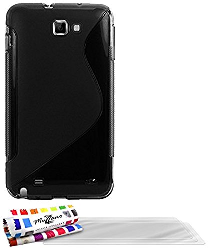 Comprar Muzzano F22S01-2951340 - Funda para Samsung Galaxy Note, con 3 protectores de pantalla, color negro al mejor precio