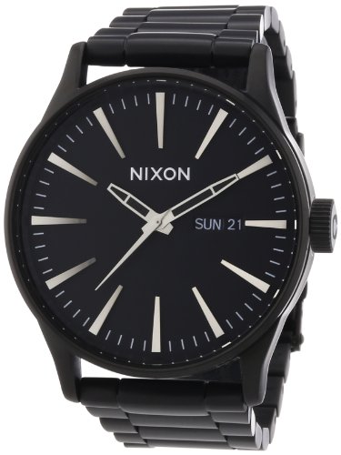 Comprar Nixon A356001-00 - Reloj analógico de cuarzo para hombre con correa de acero inoxidable, color negro al mejor precio