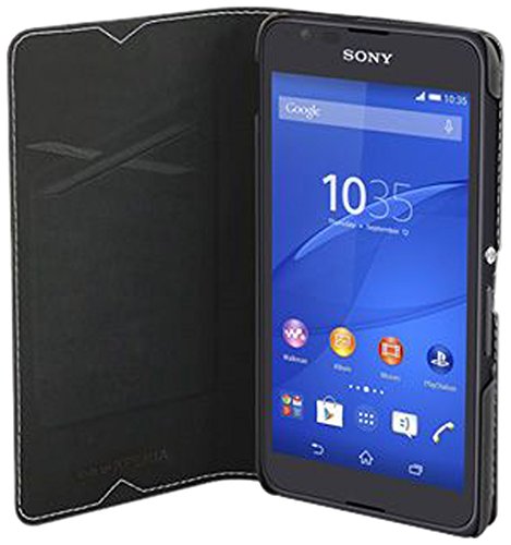 Comprar Made for Xperia SESLI0134 - Funda tipo folio para Sony Xperia E4, color negro al mejor precio