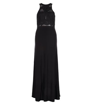 Comprar AX Paris Black Crochet Top Maxi Dress al mejor precio