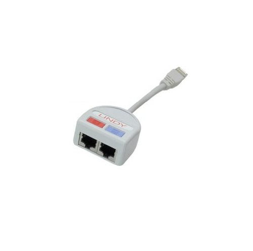 Comprar Lindy STP Port Doubler, 2 x 10Base-T -> 1 Port - Adaptador para cable (2 x 10Base-T -> 1 Port, 2 x 10Base-T, 10Base-T, Gris) al mejor precio