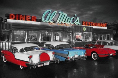 Comprar GB eye, Al Mac's Diner, Maxi Poster, 61x91.5cm al mejor precio