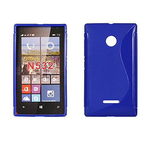 Comprar Bluetrade BT-TPU-NL532L - Funda TPU para Microsoft Lumia 532, color azul al mejor precio