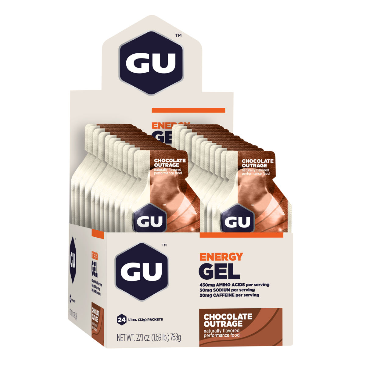 Comprar Geles energéticos con cafeína GU (24 x 32 g) - Geles energéticos al mejor precio