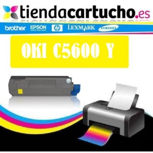 Comprar Toner AMARILLO OKI C5600/C5700 compatible, sustituye al toner original OKI 43324405 Toner AMARILLO OKI C5600/C5700 compatible, sustituye al toner original OKI 43324405 al mejor precio