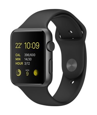 Comparar mejores precios Reloj Bluetooth Apple Apple Watch Sport Carcasa en aluminio (42 mm, Correa deportiva negra) MJ3T2 con descuentos Comprar Reloj Bluetooth Apple Apple Watch Sport Carcasa en aluminio (42 mm, Correa deportiva negra) MJ3T2 al mejor precio