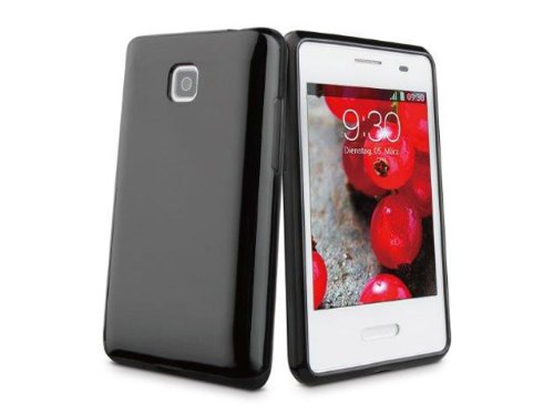 Comprar Muvit MUSKI0162 - Funda minigel para LG Optimus L3 II, negro al mejor precio