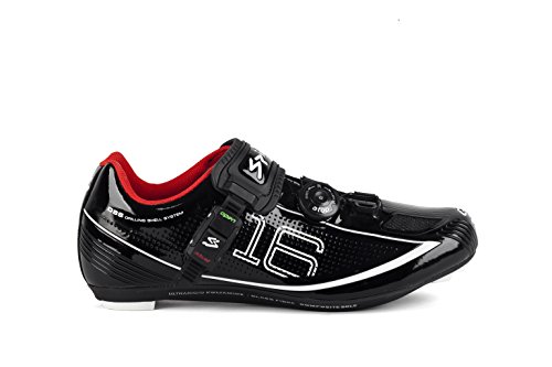 Comprar Spiuk 16 Road - Zapatillas unisex, color negro / blanco, talla 44 al mejor precio