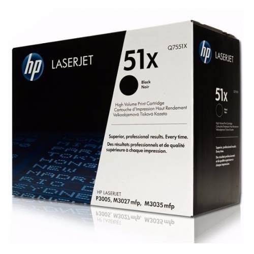 Comprar HP Q7551X Nº 51X Negro - Toner al mejor precio