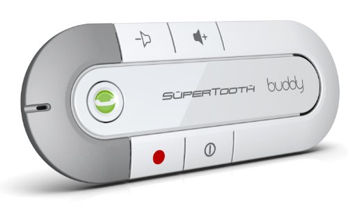 Comprar Supertooth Buddy - Kit manos libres Bluetooth para coches, blanco al mejor precio