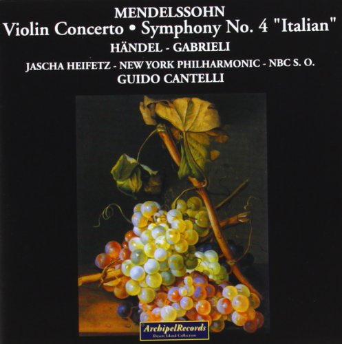 Comprar Concerto Pour Violon En Mi Mineur Op.64 - Symphony N°4 En La Majeur Op.90 