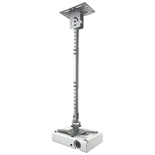 Comprar NewStar BEAMER-C100SILVER - Soporte de techo universal para proyector (regulable en altura entre 29 y 81 cm), plateado al mejor precio