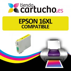 Comprar EPSON 16XL AMARILLO Compatible ref. T1634EPSON 16XL AMARILLO Compatible ref. T1634 al mejor precio