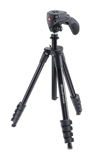 Comprar Manfrotto Compact Action - Trípode completo, negro al mejor precio
