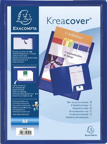 Comprar Exacompta 43502E - Carpeta (240 mm, 320 mm, Azul), paquete de  30 unidades al mejor precio