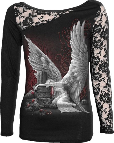 Comprar Spiral Direct - Camiseta de manga larga - para mujer Negro negro Talla única al mejor precio