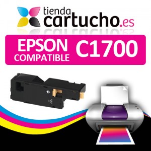 Comprar Toner MAGENTA EPSON C1700 compatible, sustituye al toner original EPSON C13S050612Toner MAGENTA EPSON C1700 compatible, sustituye al toner original EPSON C13S050612 al mejor precio