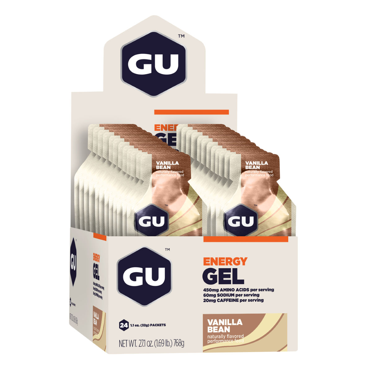 Comprar Geles energéticos con cafeína GU (24 x 32 g) - Geles energéticos al mejor precio