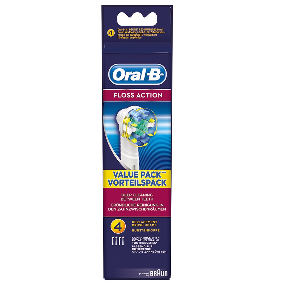Comprar Cabezales de Repuesto Oral-B Floss Action Brush Refill Heads (x4) al mejor precio