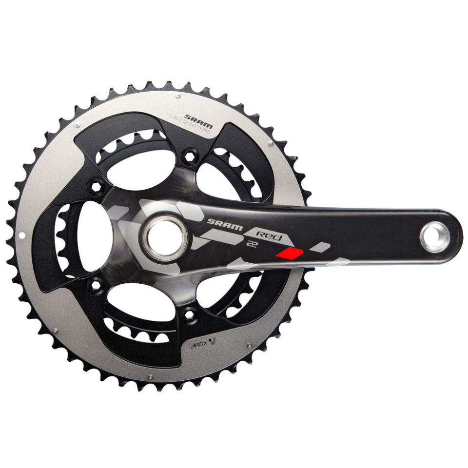 Comprar SRAM RED22 Crank Set Exogram BB30 167.5 53-39 Bearings NOT Included al mejor precio