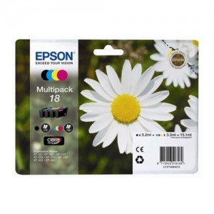 Comprar ORIGINAL EPSON 18 MULTIPACK, para impresoras Expression Home XP-102, XP-202, XP-205, XP-302, XP-302ORIGINAL EPSON 18 MULTIPACK, para impresoras Expression Home XP-102, XP-202, XP-205, XP-302, XP-302 al mejor precio