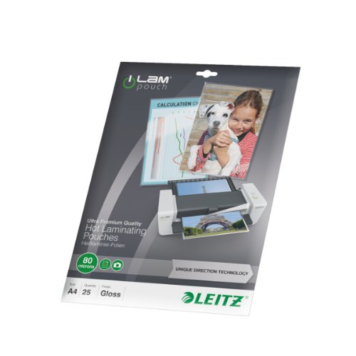 Comprar Leitz 74790000 UDT iLAMA4 - Bolsas de plastificación en caliente 80 micras al mejor precio