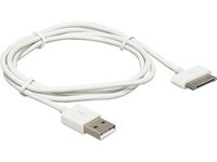 Comprar DeLOCK iPhone 4/iPad > USB-A - Adaptador para cable (iPhone 4/iPad, USB-A, Color blanco, Macho/Macho, Windows XP/Vista/7, Mac, iPhone 3G/3GS/4, iPod, iPad) al mejor precio