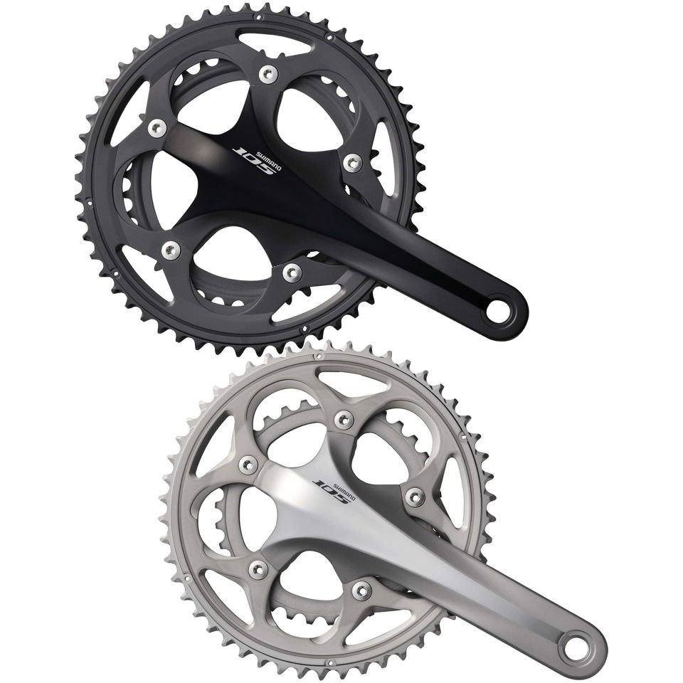 Comprar Shimano 105 FC-5750 Compact Bicycle Chainset Black 50-34T 172.5mm al mejor precio