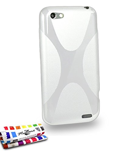 Comprar Muzzano F32X05-4742023 - Funda para HTC One V, color blanco al mejor precio