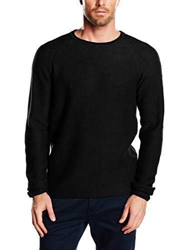 Comprar JACK & JONES Jjorpaul Knit Crewneck Noos - Jersey para hombre, color schwarz (black detail:reg), talla XL al mejor precio