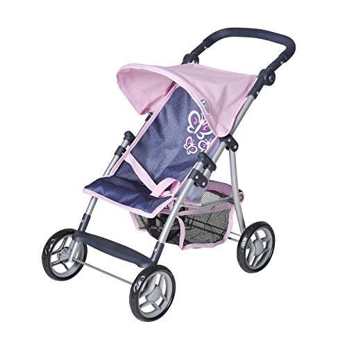 Comprar Knorrtoys 16849 - cochecito de muñecas Liba - pinkbutterfly denim al mejor precio