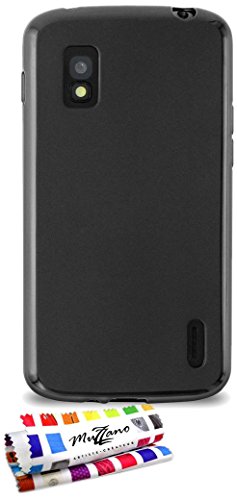 Comprar Muzzano Le Glossy - Funda para LG Nexus 4, color negro al mejor precio