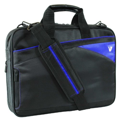 Comprar V7 CTD6-BLU-9E - Bolsa para portátil de 14.1'', negro y azul al mejor precio