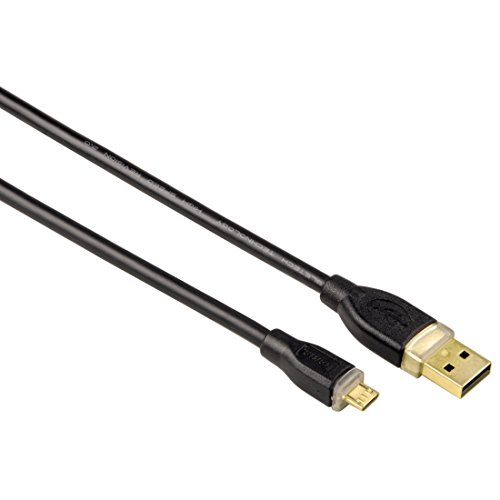 Comprar Hama Usb Cable de conexión, Usb-Plug - Micro USB Plug, 1,8 M, Negro al mejor precio