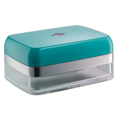 Comprar Wesco 322844-54 - Mantequera (14,5 x 10,7 x 6,3 cm), color azul al mejor precio