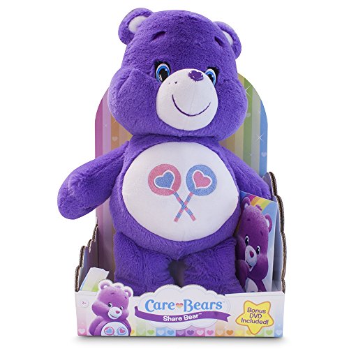 Comprar Osos Amorosos - Peluche con DVD, color morado azulado, 40 cm (Giochi Preziosi 43180) al mejor precio