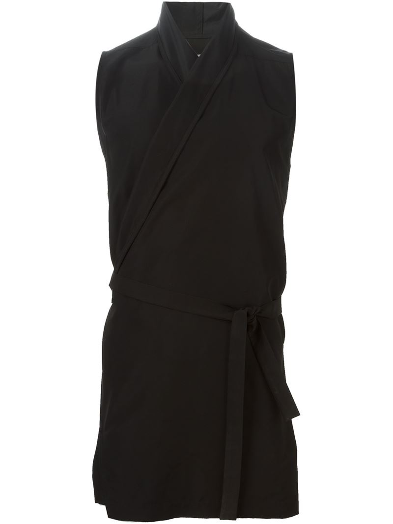 Comprar Rick Owens Chaleco Cruzado al mejor precio