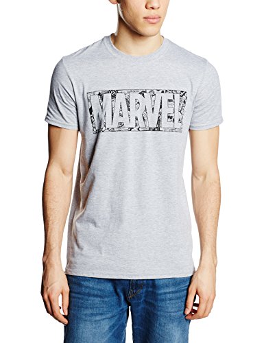 Comprar MARVEL Camiseta Manga Corta Strip Logo Gris L al mejor precio