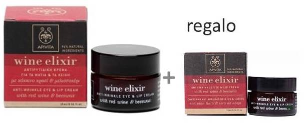Comprar Apivita wine elixir crema reafirmante spf15 50 ml+regalo contorno de ojos 15 ml al mejor precio
