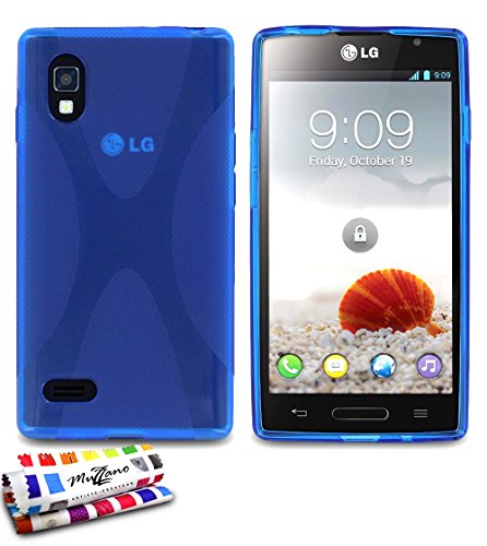 Comprar Muzzano F6322 - Funda para LG Optimus L9, color azul al mejor precio