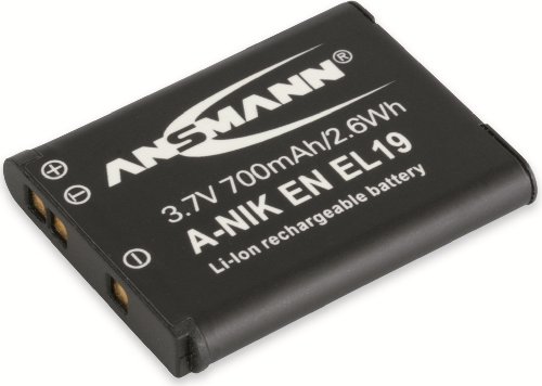 Comprar Ansmann 1400-0016 - A-Nik ENEL 19 Li-Ion, batería 3,7V/700mAh para cámara digital de fotos Nikon al mejor precio