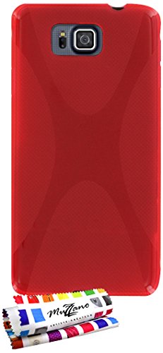 Comprar Muzzano F840899 - Funda para Samsung Galaxy Alpha, color rojo al mejor precio