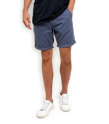 Comprar Blue Polka Dot Chino Shorts al mejor precio