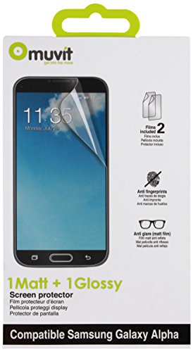 Comprar Muvit MUSCP0707 - Set De 2 Protectores De Pantalla Para Samsung Galaxy Alpha al mejor precio