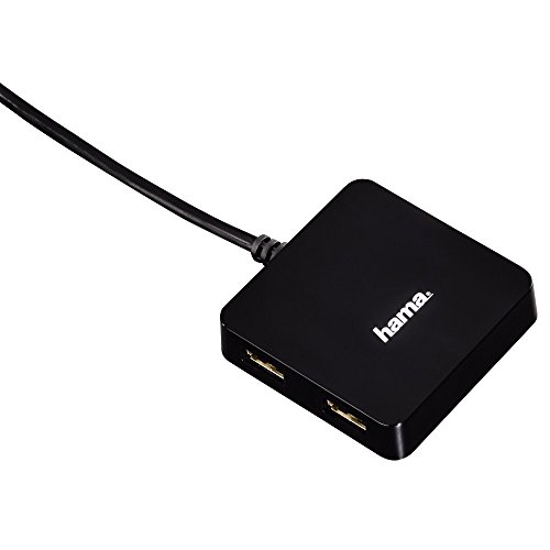 Comprar Hama 12131 - Adaptador para cable (USB 2.0, USB 2.0, Macho/hembra, Negro, USB, USB) al mejor precio