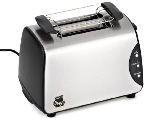Comprar Unold Toaster Onyx, Negro, Acero inoxidable, 800 W, AC 230 V, 50 Hz, 165 x 277 x 203 mm, Plástico, Acero inoxidable - Tostadora al mejor precio